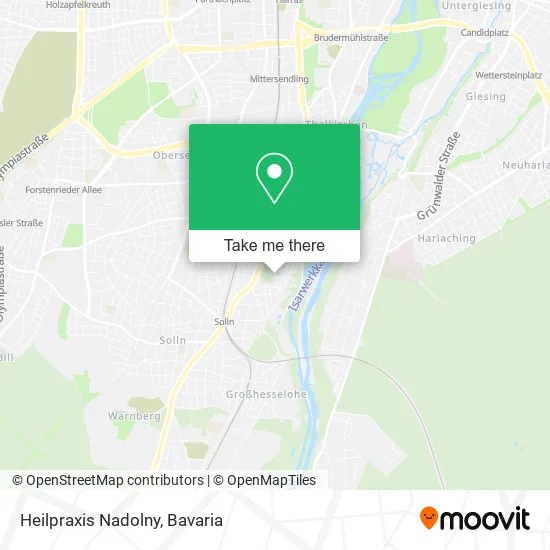 Карта Heilpraxis Nadolny