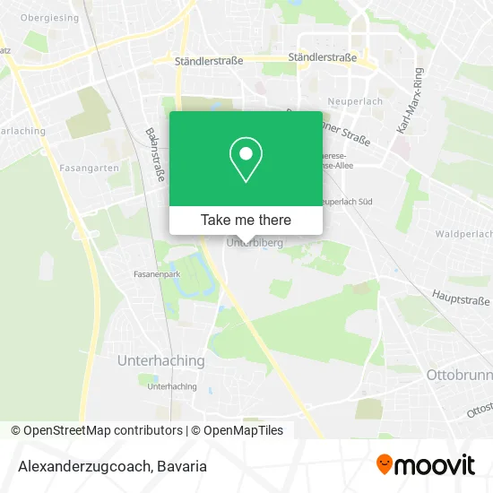 Карта Alexanderzugcoach