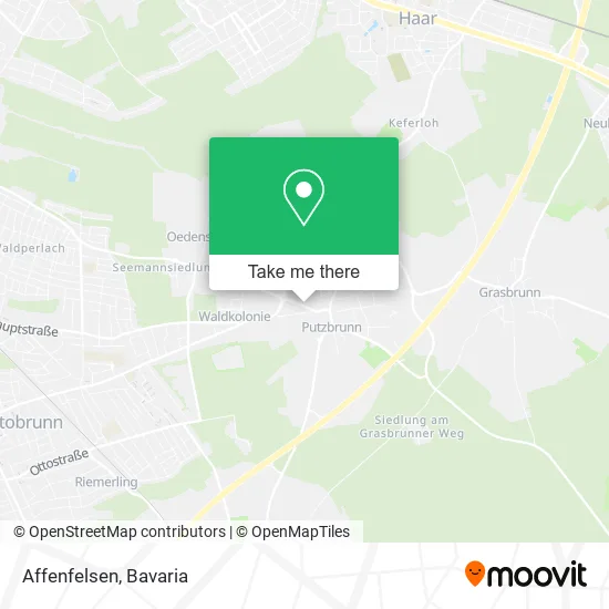 Карта Affenfelsen