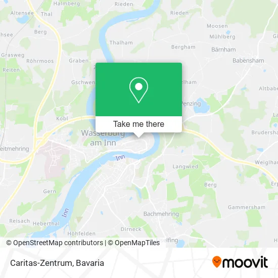 Карта Caritas-Zentrum