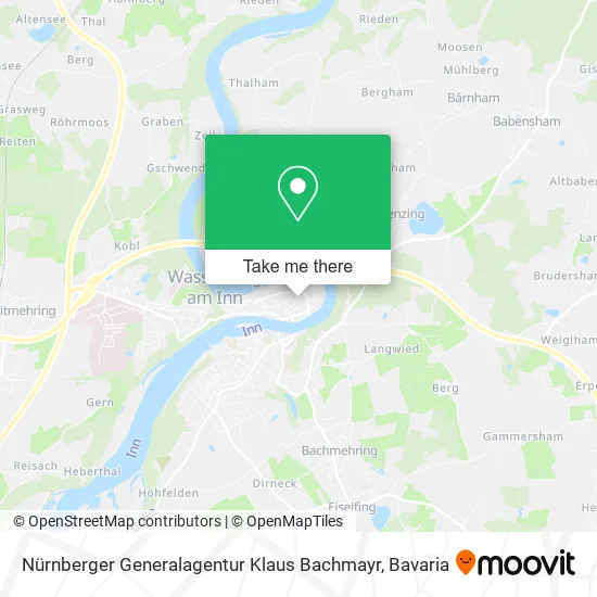 Карта Nürnberger Generalagentur Klaus Bachmayr