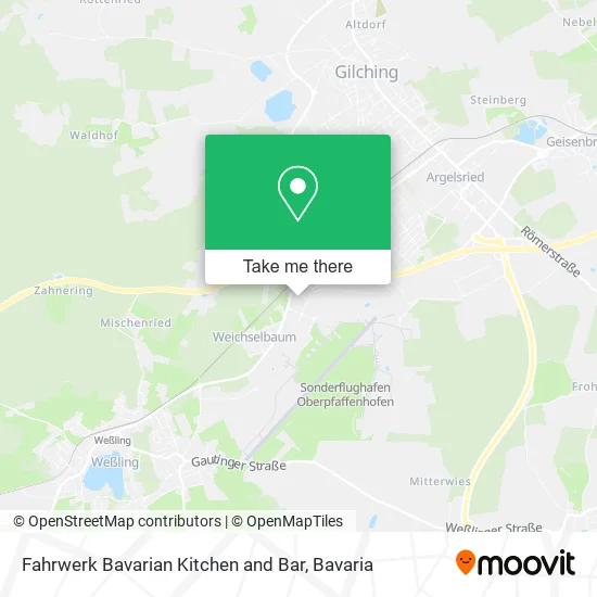 Карта Fahrwerk Bavarian Kitchen and Bar