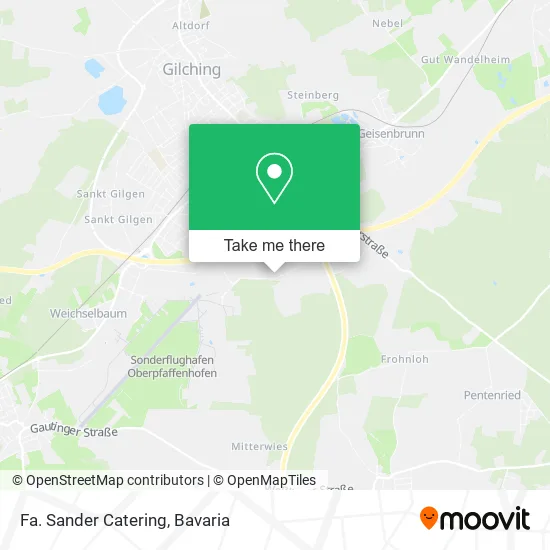 Карта Fa. Sander Catering