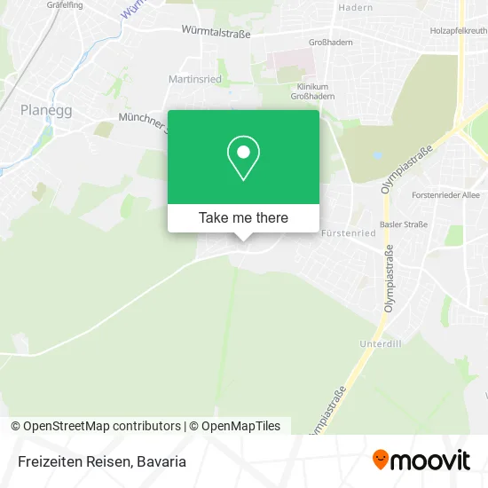 Карта Freizeiten Reisen