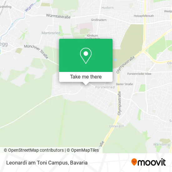 Карта Leonardi am Toni Campus