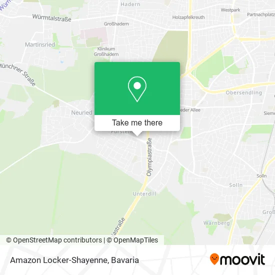 Карта Amazon Locker-Shayenne