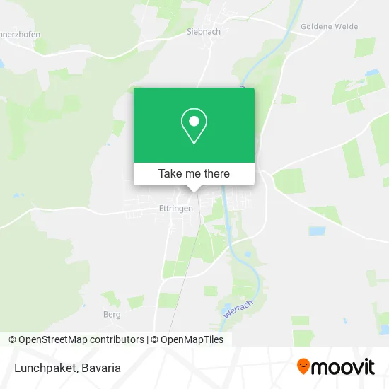 Карта Lunchpaket