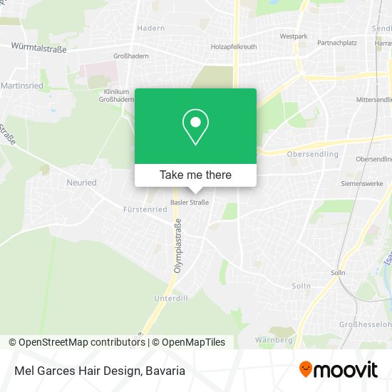 Mel Garces Hair Design map