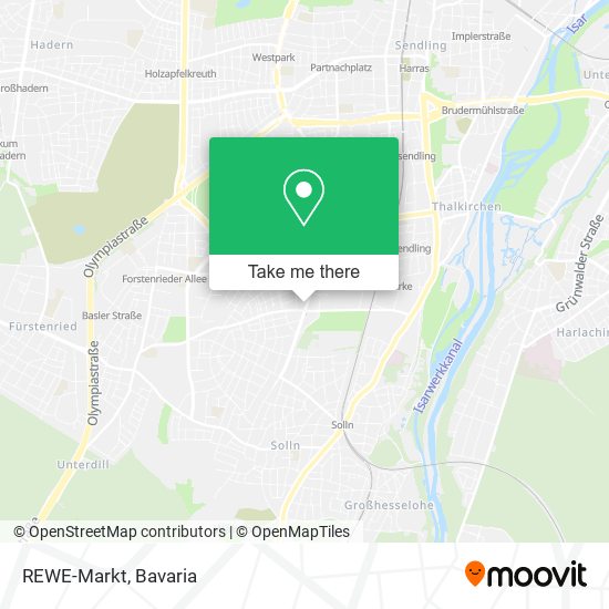 REWE-Markt map