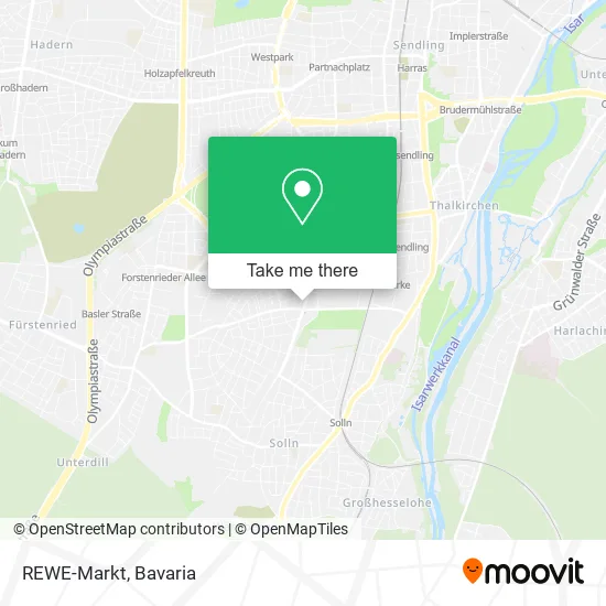 Карта REWE-Markt