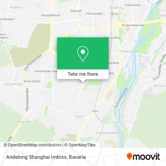 Карта Andelong Shanghai Imbiss