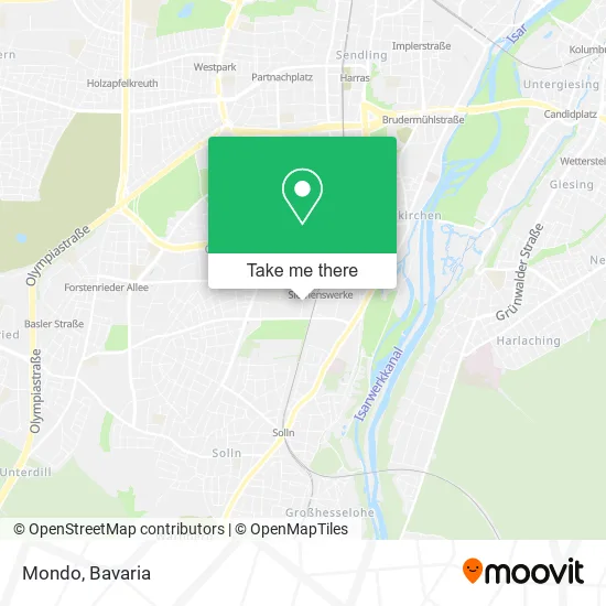 Карта Mondo