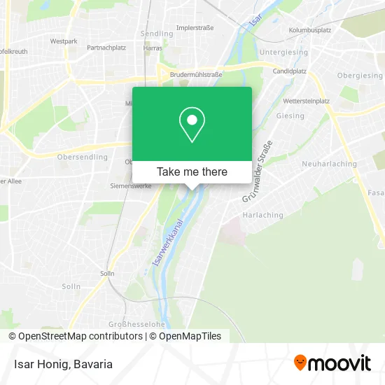 Карта Isar Honig