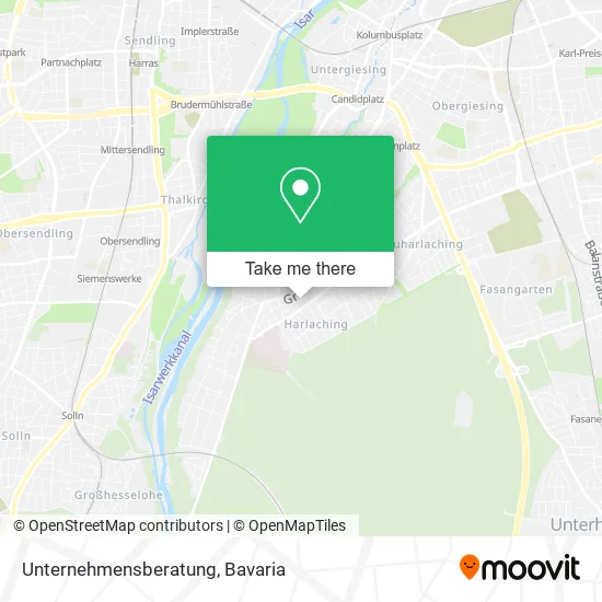 Карта Unternehmensberatung