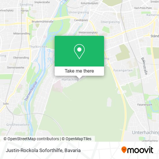 Justin-Rockola Soforthilfe map
