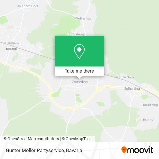Карта Günter Möller Partyservice