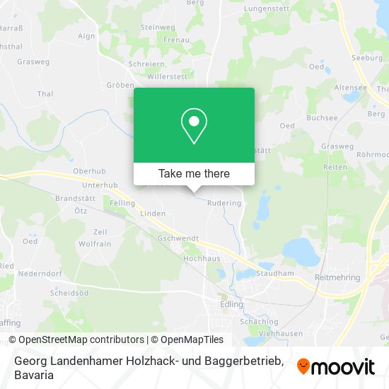 Georg Landenhamer Holzhack- und Baggerbetrieb map