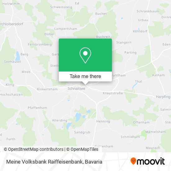 Meine Volksbank Raiffeisenbank map
