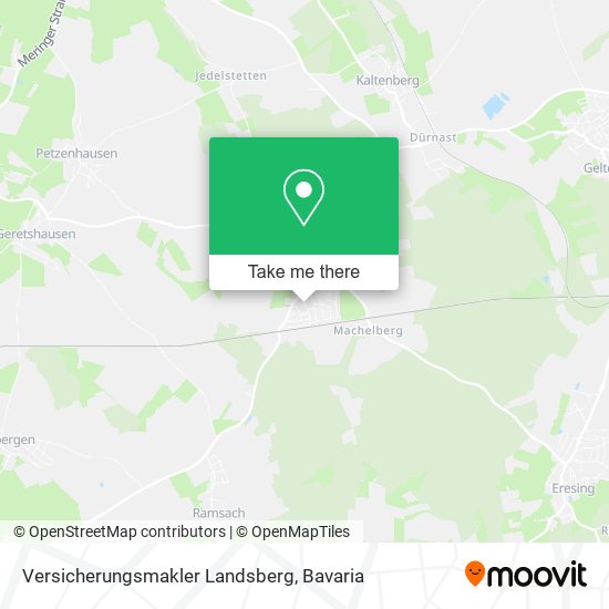 Versicherungsmakler Landsberg map