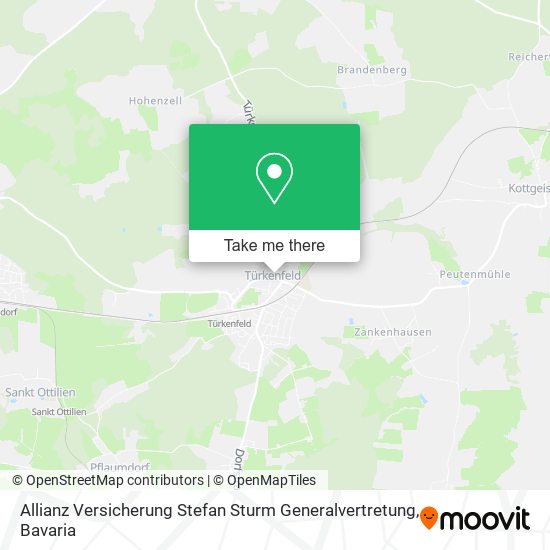 Allianz Versicherung Stefan Sturm Generalvertretung map