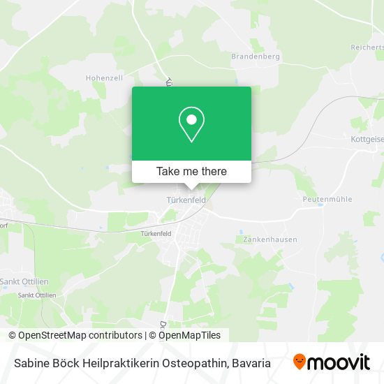 Карта Sabine Böck Heilpraktikerin Osteopathin