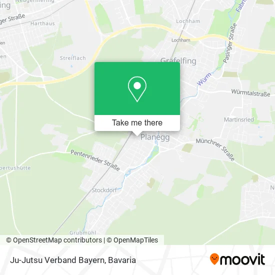 Карта Ju-Jutsu Verband Bayern