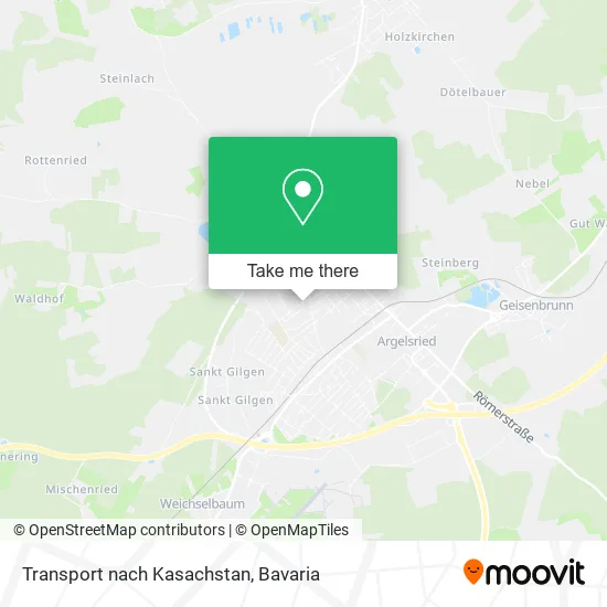 Карта Transport nach Kasachstan