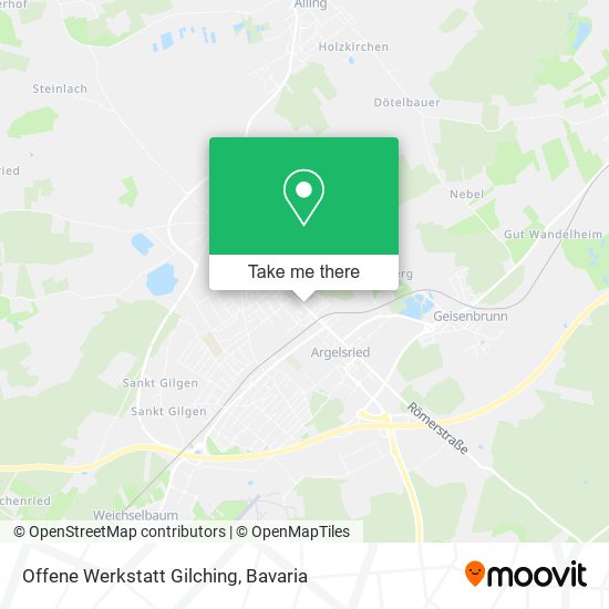 Карта Offene Werkstatt Gilching