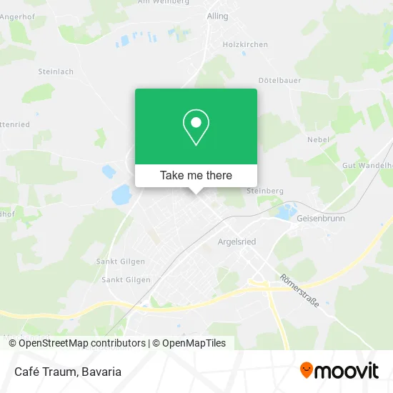 Café Traum map