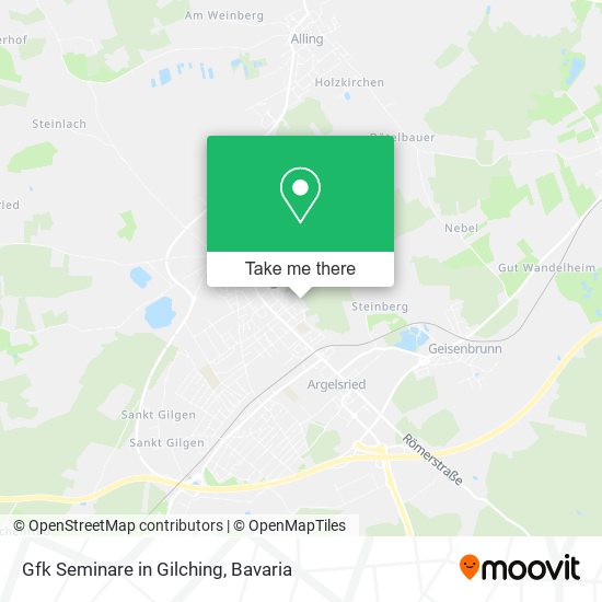 Карта Gfk Seminare in Gilching