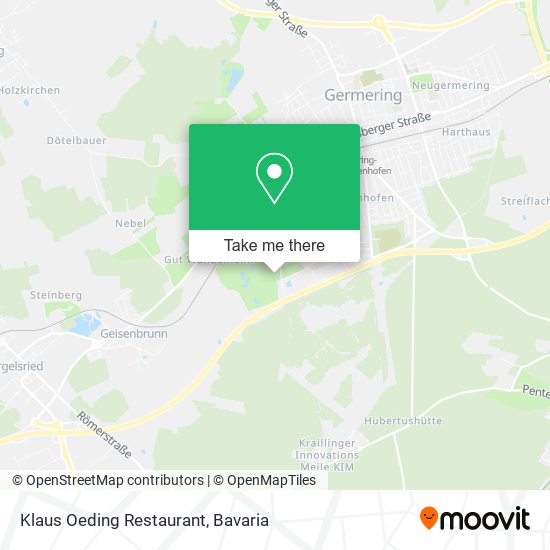 Klaus Oeding Restaurant map