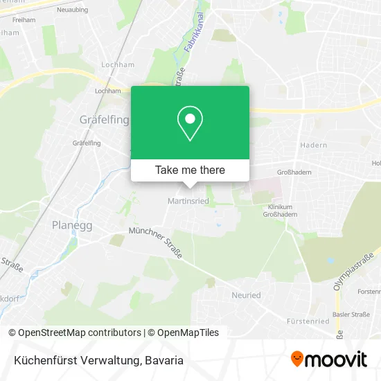 Карта Küchenfürst Verwaltung