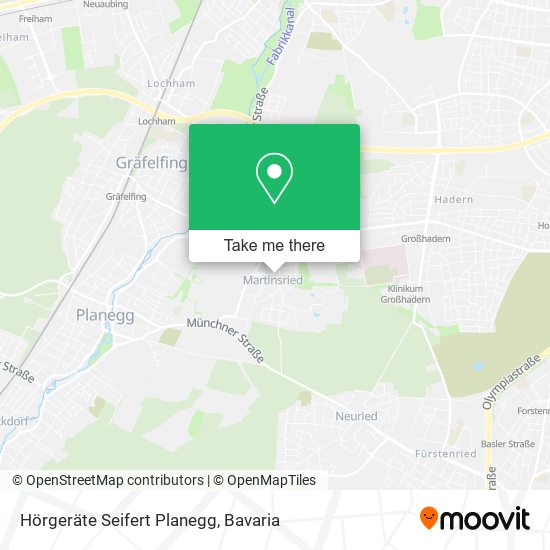 Hörgeräte Seifert Planegg map