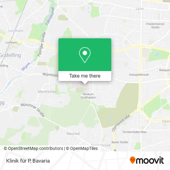 Карта Klinik für P