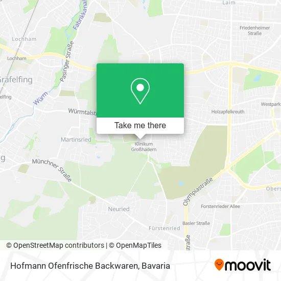 Карта Hofmann Ofenfrische Backwaren