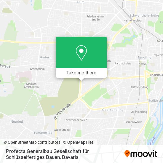 Profecta Generalbau Gesellschaft für Schlüsselfertiges Bauen map