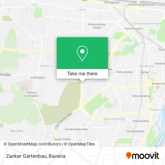 Карта Zanker Gartenbau