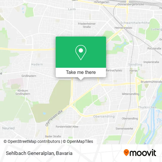 Карта Sehlbach Generalplan