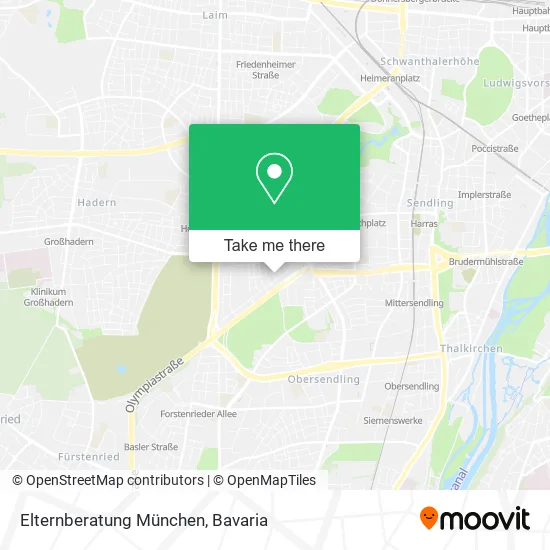 Карта Elternberatung München