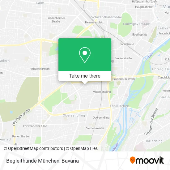 Карта Begleithunde München