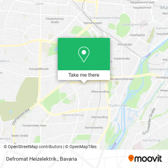 Карта Defromat Heizelektrik.