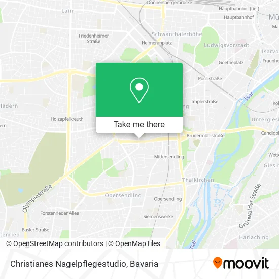 Карта Christianes Nagelpflegestudio