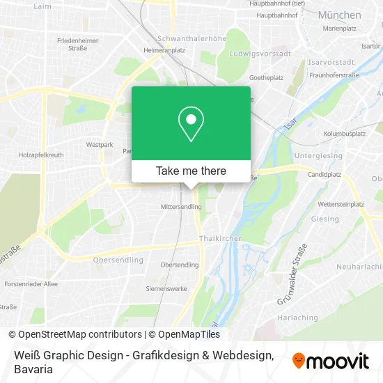 Карта Weiß Graphic Design - Grafikdesign & Webdesign