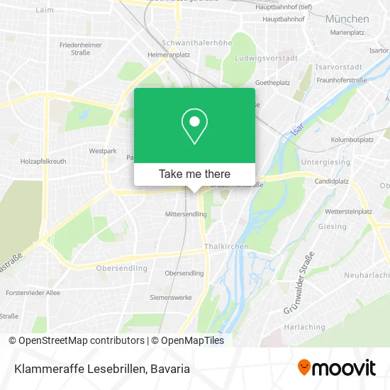 Карта Klammeraffe Lesebrillen