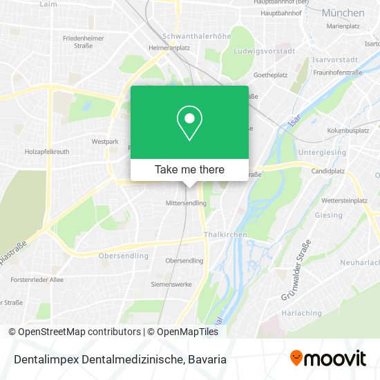 Dentalimpex Dentalmedizinische map
