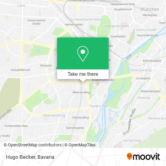 Карта Hugo Becker