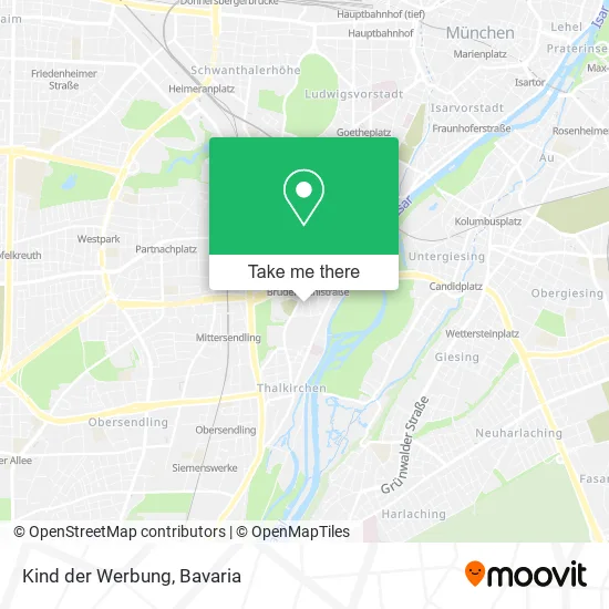 Kind der Werbung map