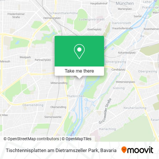 Tischtennisplatten am Dietramszeller Park map