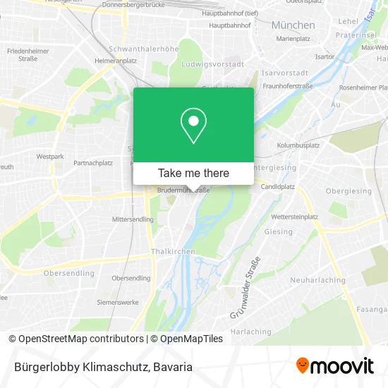 Карта Bürgerlobby Klimaschutz