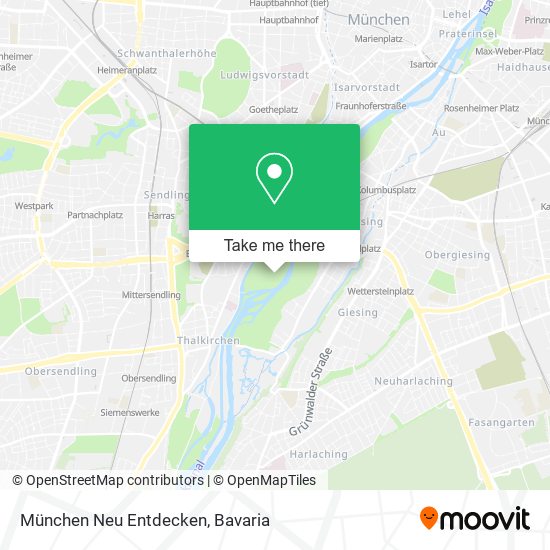 Карта München Neu Entdecken